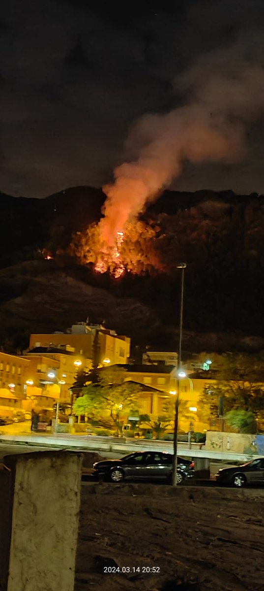 ⚠️⚠️Nos pasan el aviso de un incendio en las proximidades del santuario de la Fuensanta en Murcia. 

➡️ Dejamos aquí los datos meteorológicos a tiempo real de la estación de Pico relojero. <a href="/112rmurcia/">112 Región de Murcia</a>

redmeteo.ametse.es/estacion.php?e…