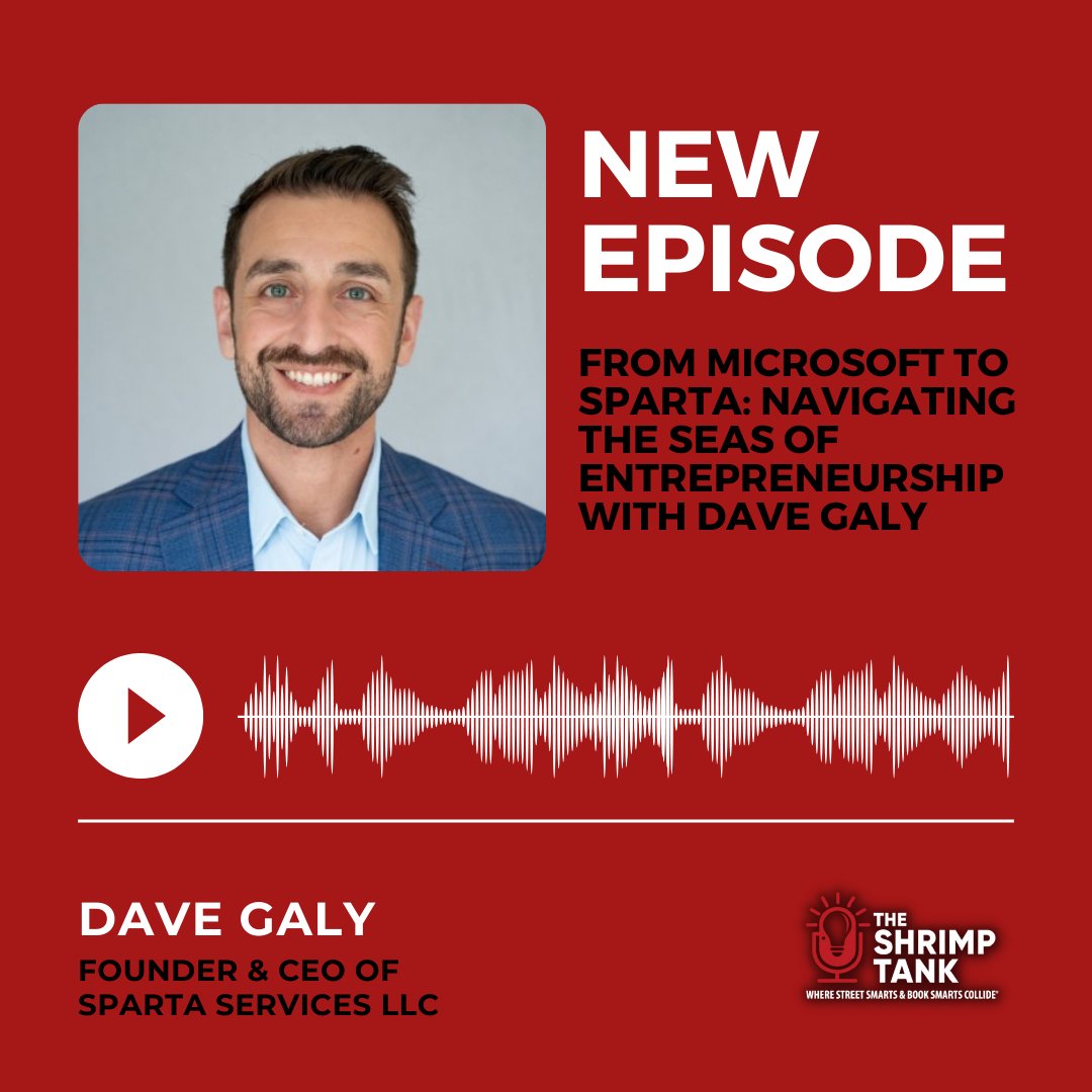 🎙️ New Episode Alert!  Join us as we chat with Dave Galy, a former Microsoft pro turned entrepreneur extraordinaire. Tune in now! youtube.com/watch?v=noU72a…  #shrimptank #theshrimptank #entrepreneur #business #businessowner #leader #ceo #founder #owner