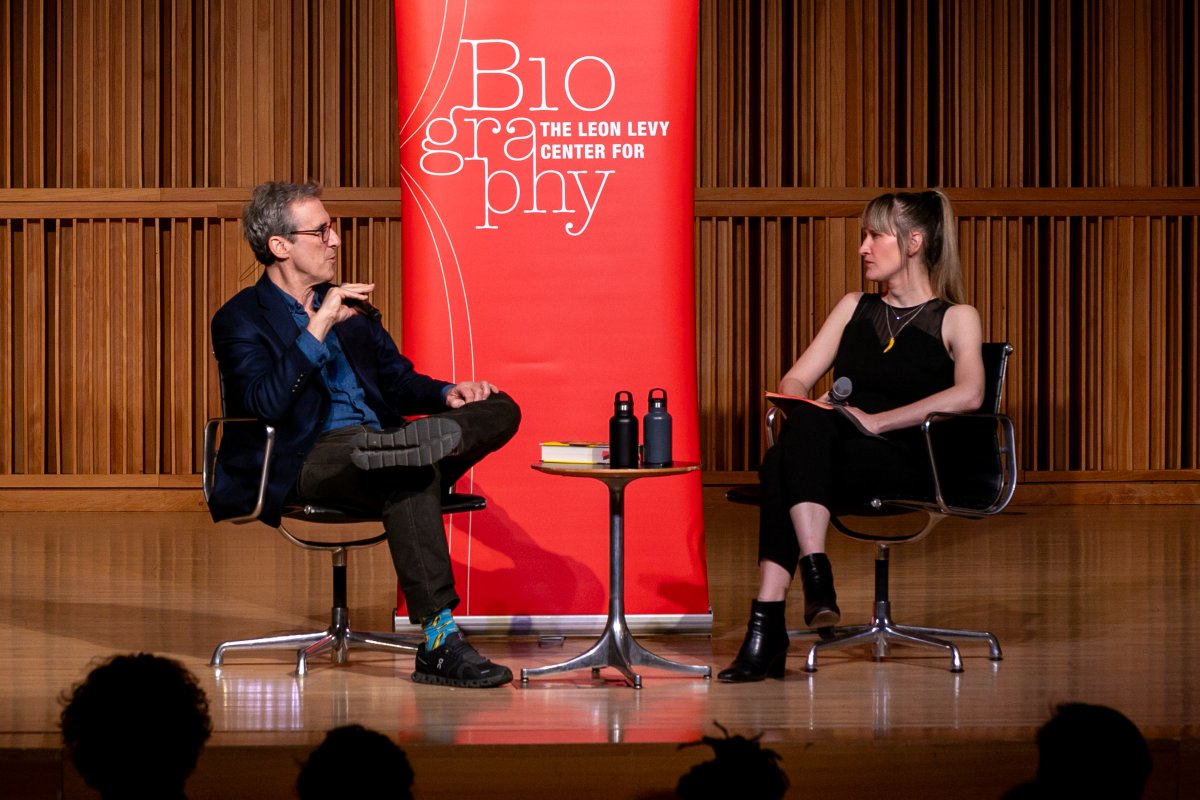 Last night, @WilliamHermes, author of 'Lou Reed: The King of New York' & @amandapetrusich, New Yorker staff writer, treated us to a fascinating conversation about Lou, the art of biography, and writing about rock icons. Video coming soon! (Photos: Paula Vlodkowsky)