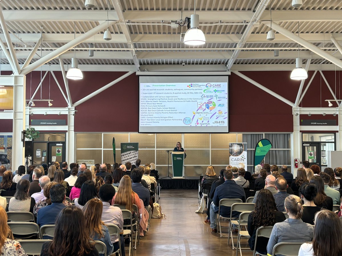 RedDeerPolytech's tweet image. Featuring 53 poster displays and presentations about diverse subjects, an amazing keynote speaker, 200 registrants, and two concurrent sessions including topics in science, technology, humanities and skilled trades. 
#MyRDP #RedDeerPolytechnic #HigherEd #ABPSE #CDNPSE