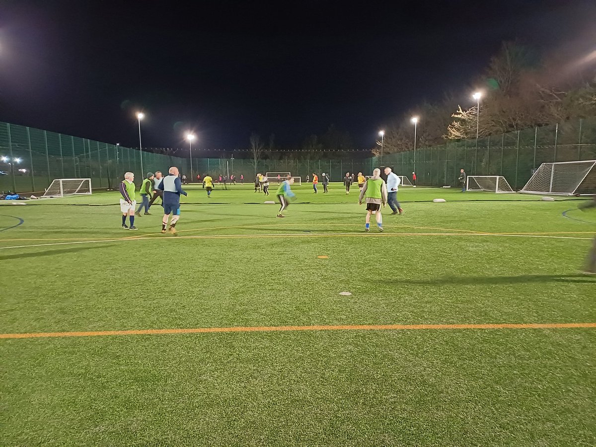Tonight's session was a nice reminder of why #walkingfootball is so important to people: we had a player back after a double knee replacement; a GK celebrating his 82nd bday; an 86-year-old back from an op to watch and support the guys; and 29 players in total all on great form!