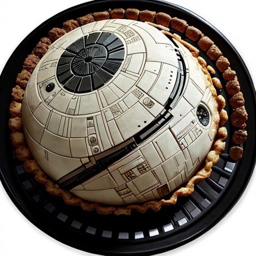 @MarkHamill Maybe this’ll make him happy: (Ai generated, don’t ask me for recipes🤪) #PiDay2024 #StarWars