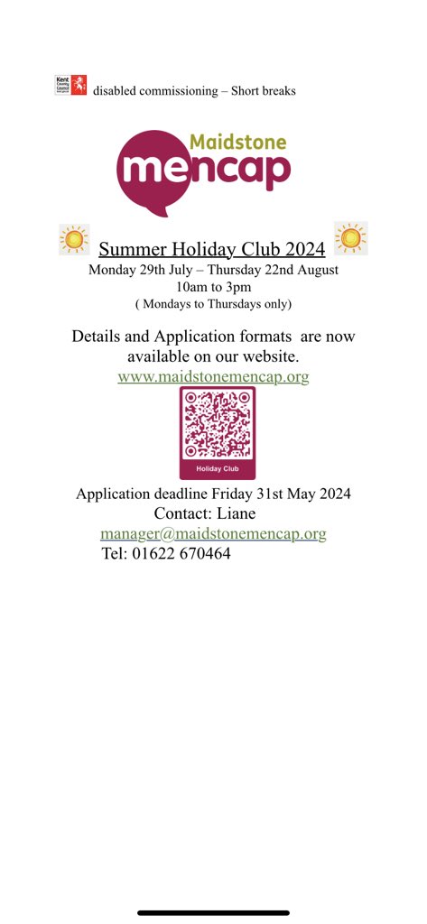 Maidstone Mencap tweet media