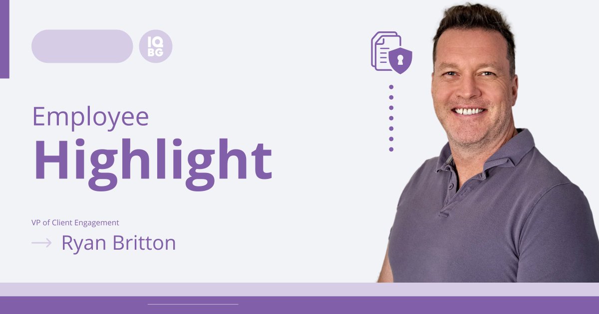 We are thrilled to spotlight Ryan Britton. Thank you, Ryan, for your invaluable contributions to IQBG. Your leadership and expertise are integral to our continued success, and we are fortunate to have you on our team.

#employeespotlight #recordsmanagement #ecm