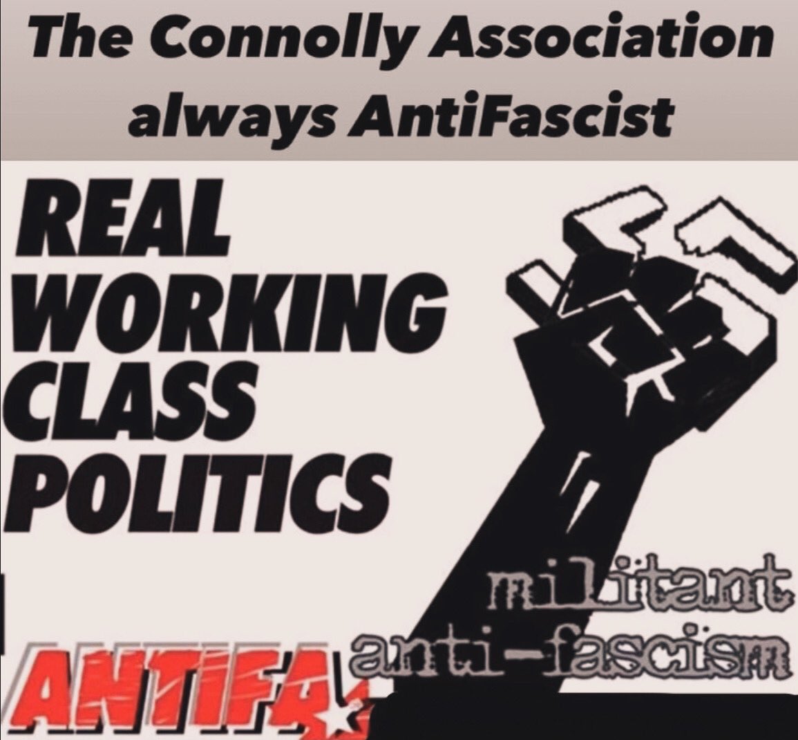 CA_manchester's tweet photo. The Connolly Association is active in our communities, keeping them safe and routing fascist.
#AntiFa #AFA #161Crew #AntiFascist #Marxism #IrishRepublican #FlyingColumn #SocialDuty #NeverForget #NeverForgive #NeverAgain https://t.co/LbSmd2lmI2