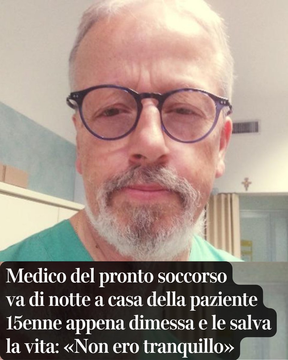 Fermo, medico del pronto soccorso va di notte a casa della paziente 15enne appena dimessa e le salva la vita. «Non ero tranquillo»

trib.al/YUbYwT8