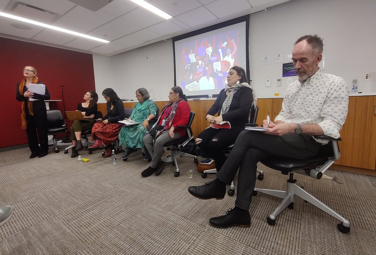 Starting now! Our event at @NYUSPS discussing 'Understanding Gender Backlash: Perspectives from the Global South'! With @jerker_edstrom @amgoetz @Chloe__Skinner_ @nayelrahi, Cecilia Sardenberg, Maheen Sultan and Sohela Nazneen. #CSW68 #CounteringBacklash