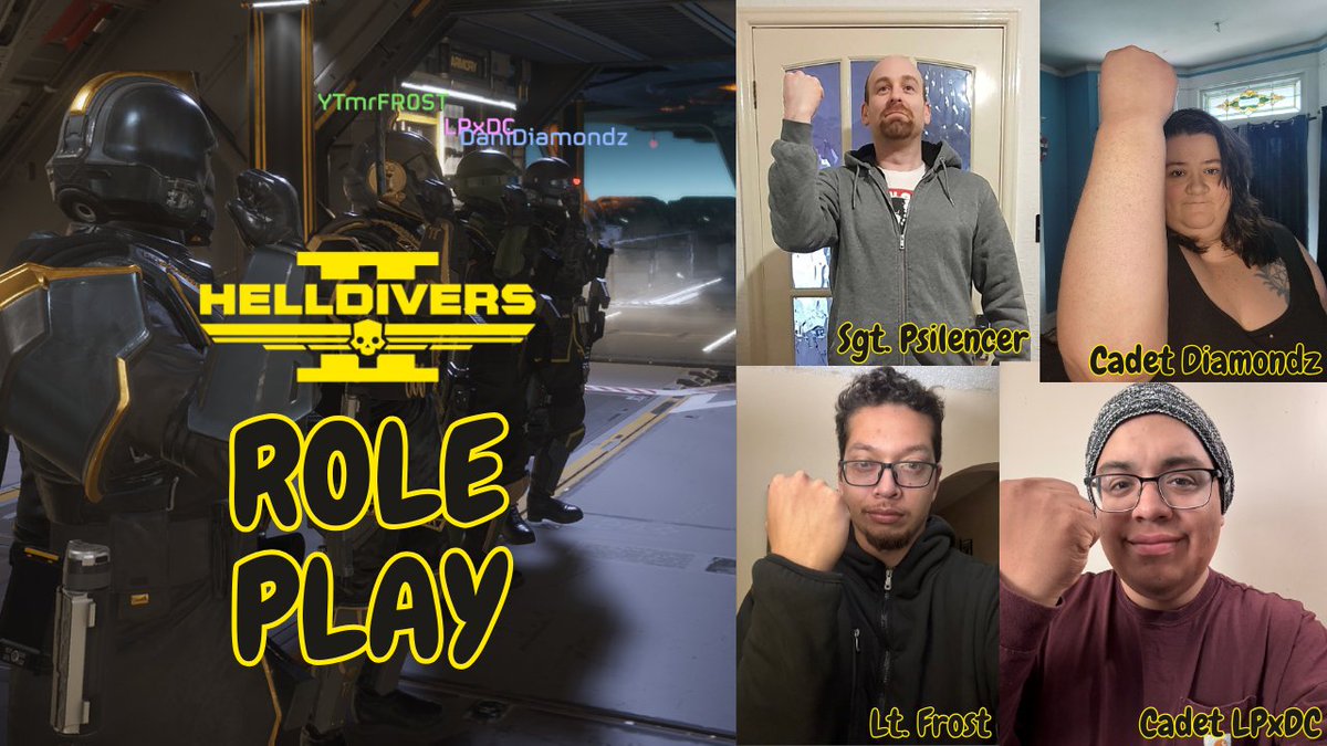 ThePsilencer's tweet image. Do you guys wanna watch this live with me as a premiere in 30 mins? 👀

#RecruitsInvitational #Helldivers #HelldiversRP #ForDemocracy