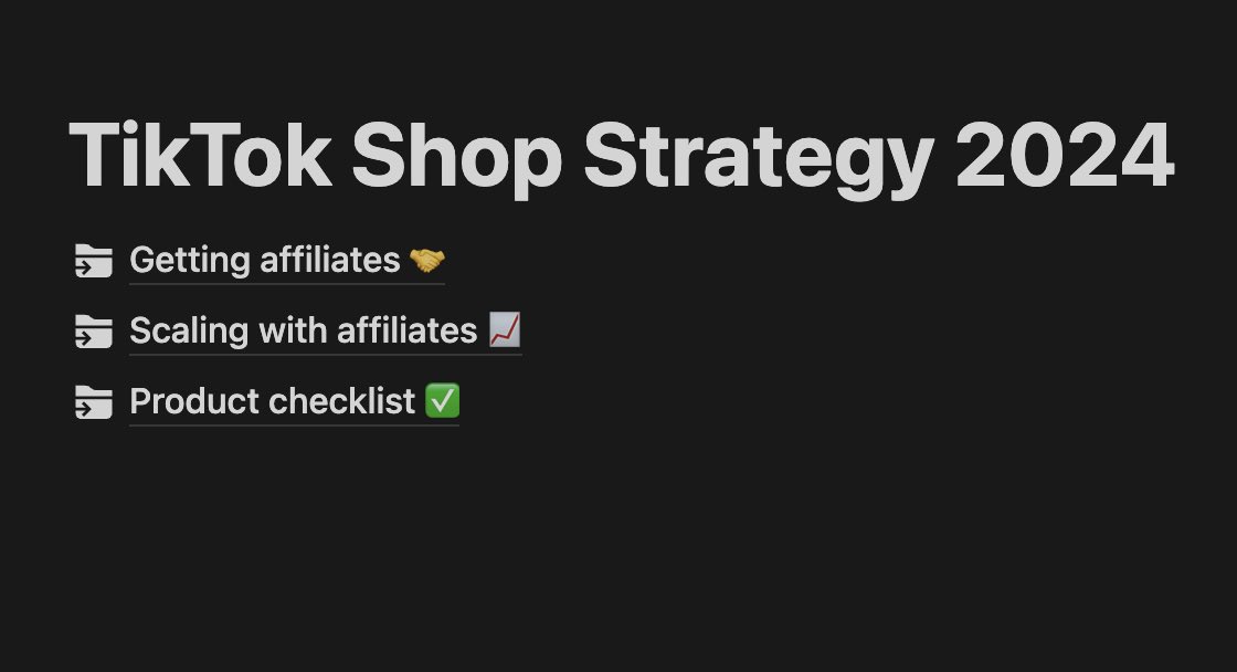 EcomDrew's tweet image. TikTok Shop is the easiest way to get a brand from zero to MILLIONS of dollars.

I made a full guide breaking down my 2024 TikTok Shop affiliate strategy EXACTLY step by step.

Like, RT, and comment “BRAND” and I’ll DM you it.

(Must be following to DM..)
