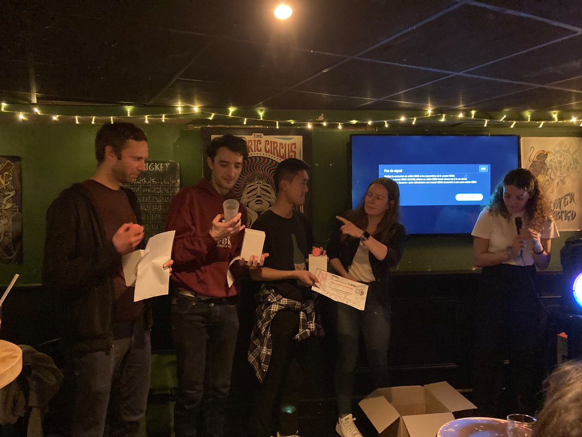 Bravo à tous nos gagnant(e)s qui ont su se creuser les méninges afin de bien répondre au quiz spécial imagerie du 🧠 et métiers de la recherche et à l’équipe <a href="/empenn_lab/">Empenn</a> pour l’organisation! 👏 #SDC2024