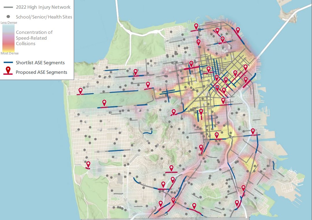 📢IT'S HERE!!!🎉 The @SFMTA_Muni just released the proposed locations for 33 speed cameras! This is a long-awaiting moment in our work to bring this proven solution to SF. We're analyzing the list right now & will post more ASAP. Let's #SlowOurStreets to save lives!