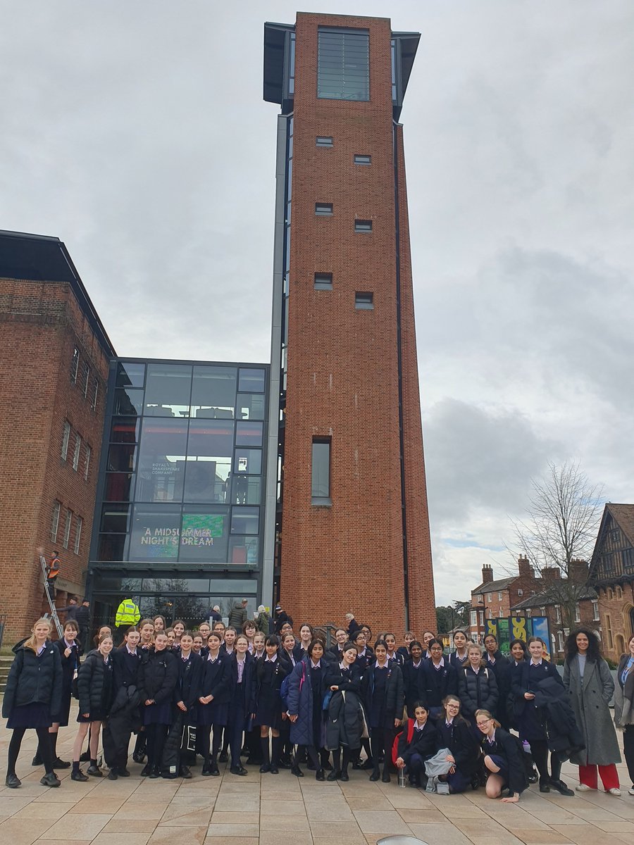 Year 7s enjoyed our day in Stratford-Upon-Avon, visiting <a href="/KES_Guildhall/">Shakespeare's Schoolroom & Guildhall</a> and watching 'A Midsummer Night's Dream' at <a href="/TheRSC/">The RSC</a> . Absolutely incredible production - we had the best day!