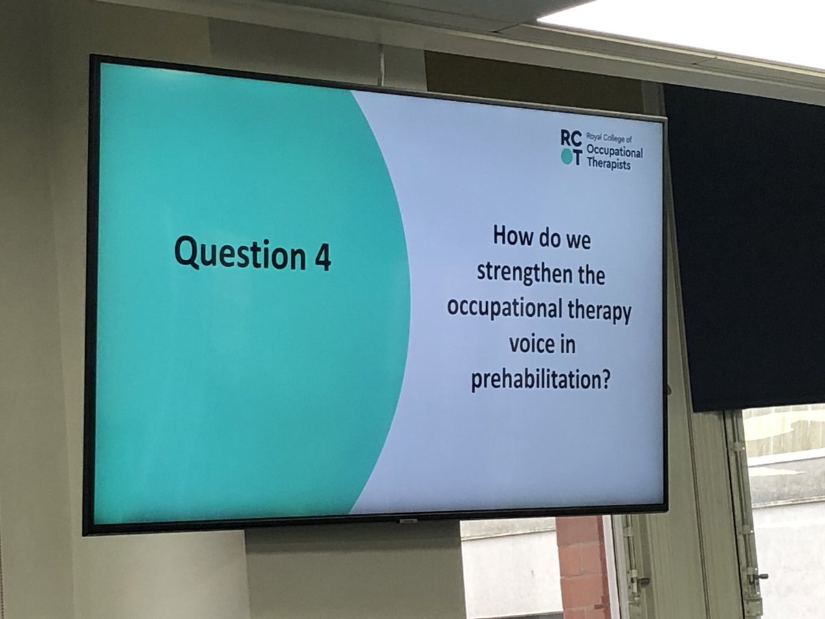 Thanks to all speakers and organisers of the @RCOTMajorHealth conference today, some inspirational talks and a spotlight on #prehab highlighting important issues about this emerging area of practice @NGHTherapies #RCOTSS2024