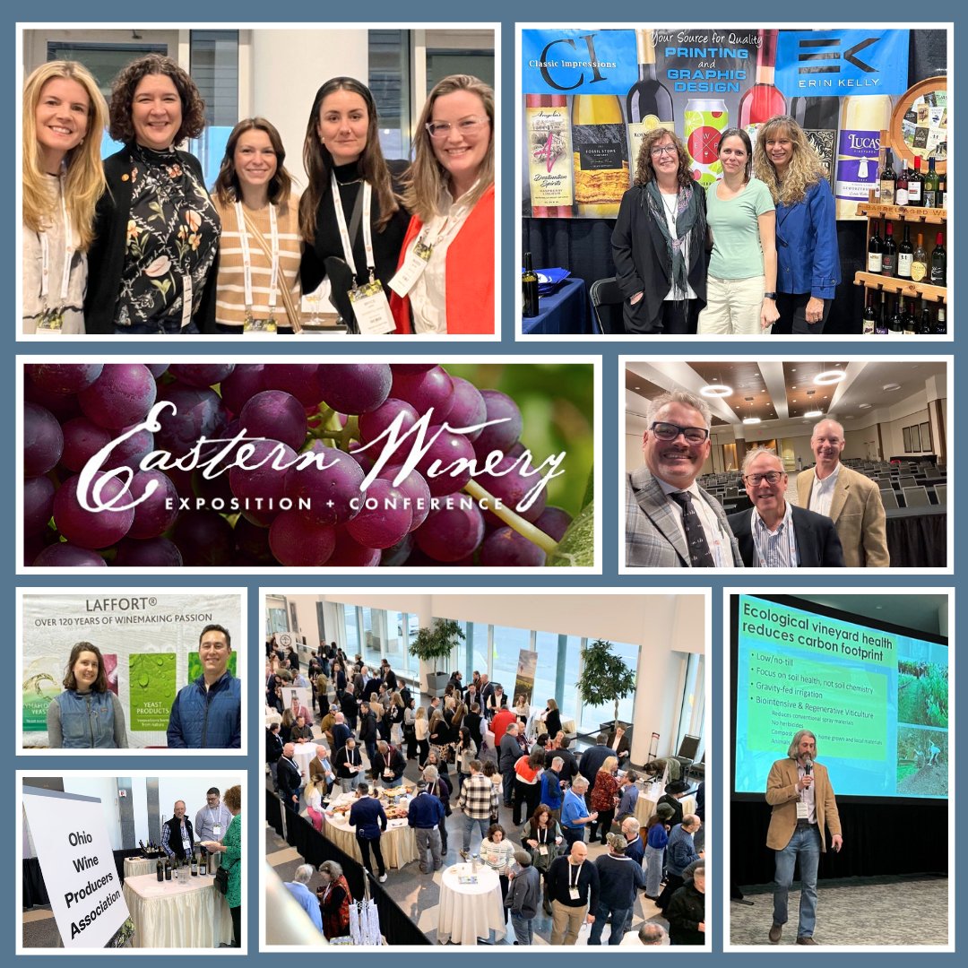 Thank you to the 2024 Eastern Winery Exposition + Conference attendees, speakers, sponsors, exhibitors, and associations! Save the Date for 2025: EWE is returning to Lancaster, PA on March 25-27. Don't miss any updates: easternwineryexposition.com