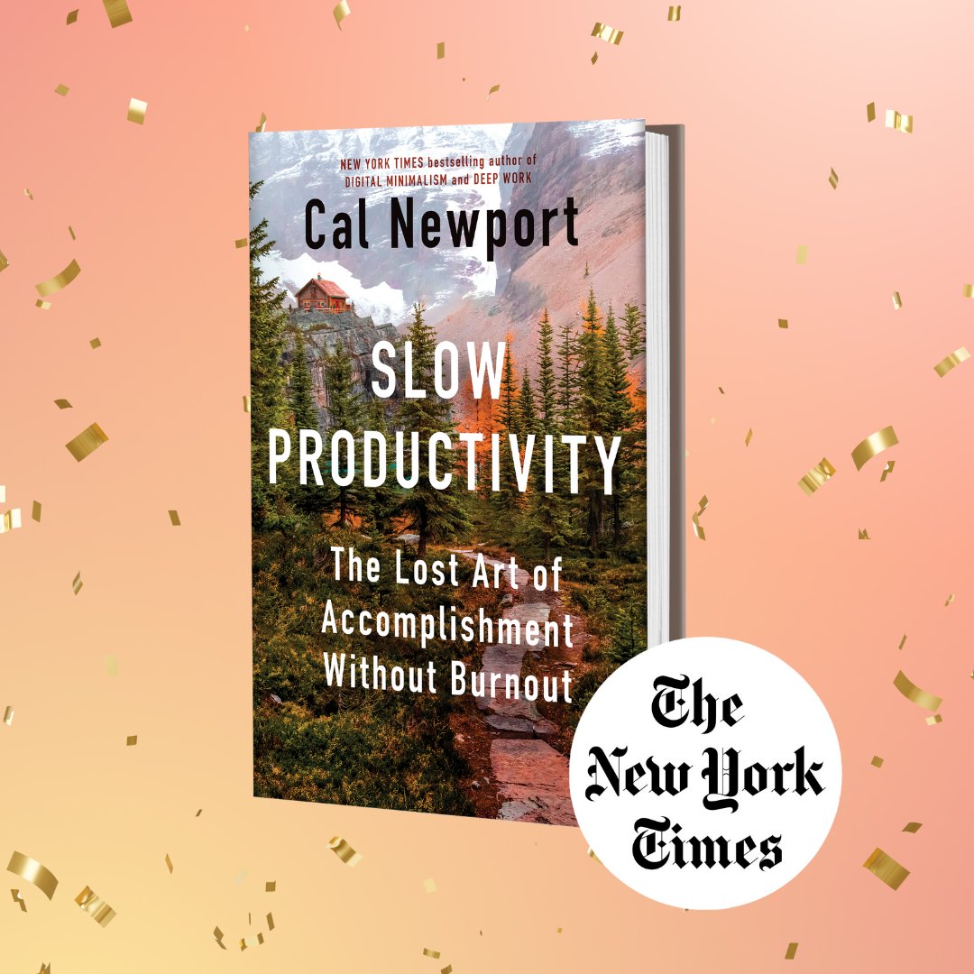 🎉 An instant NYT bestseller! 🎉 Check out the book that’s changing the way we think about getting things done - available now!