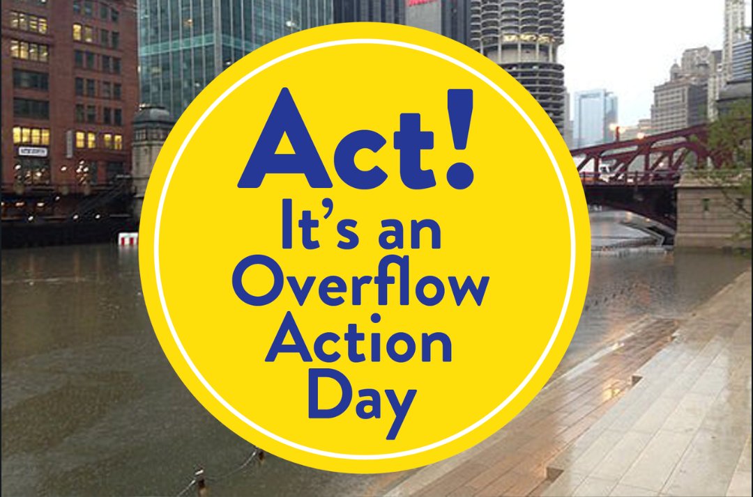 More rain expected. Reduce your water use to protect from basement backups & combined sewer overflows. - Delay showers and baths - Flush less frequently - Wait to run the dishwasher or washing machine Sign up for Overflow Action Alerts now: tinyurl.com/4whw6242 #chicagoriver