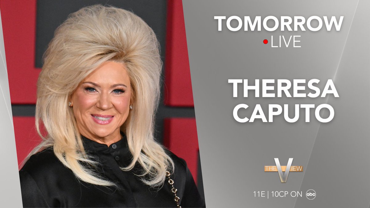 TOMORROW: Medium @Theresacaputo joins us LIVE to talk about her new show, 'Theresa Caputo: Raising Spirits'!