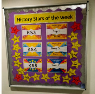 AHS_History1's tweet photo. This week's Historian Stars are: the AMAZING MAYA in year 9! the OUTSTANDING DANNY in year 10! and the INCREDIBLE JADE in @Amethyst6th Well done to everyone! 🤩⭐️🌟✨💫 https://t.co/fMtHpkengh