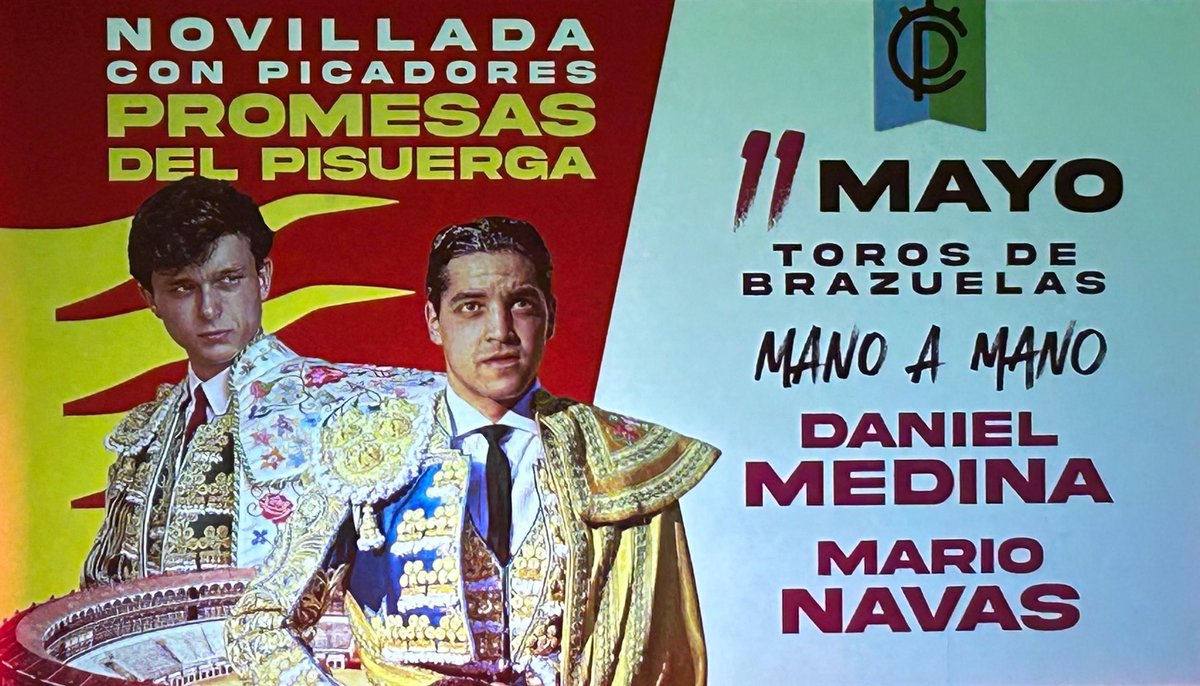 ‘Toros en Valladolid’ el acto de presentación de los carteles de la feria taurina de San Pedro Regalado, en el @TCalderonVLL. @CrusatIreneVOX @tauroemocion
