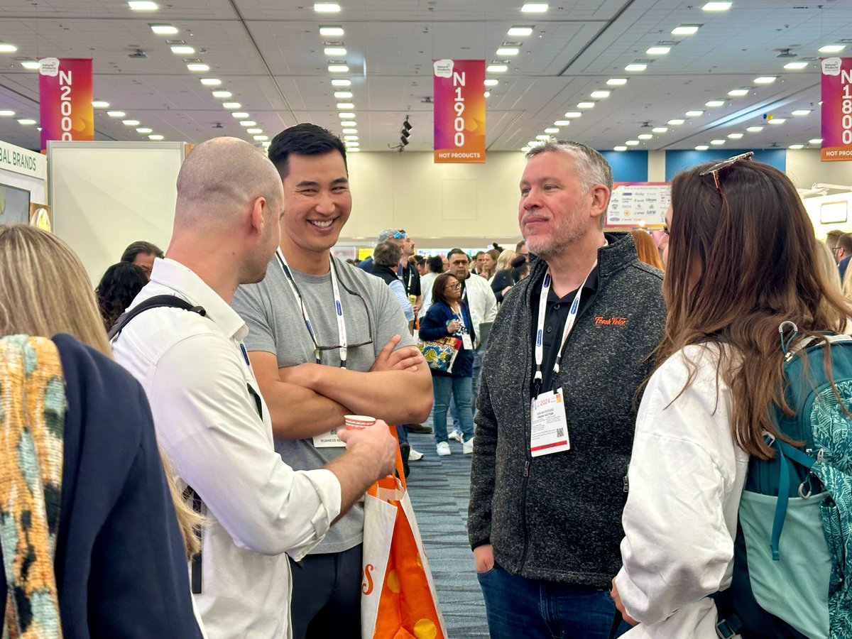 At #Expowest, every hour is happy hour! We love sharing our craft cocktail mixers with new and old friends. Stop by North Hall booth #N1941 to sample our mixers. If you'd like more info about our products, DM us! #expowest2024 #beverageindustry #cpgindustry #cpgbrands #cpg