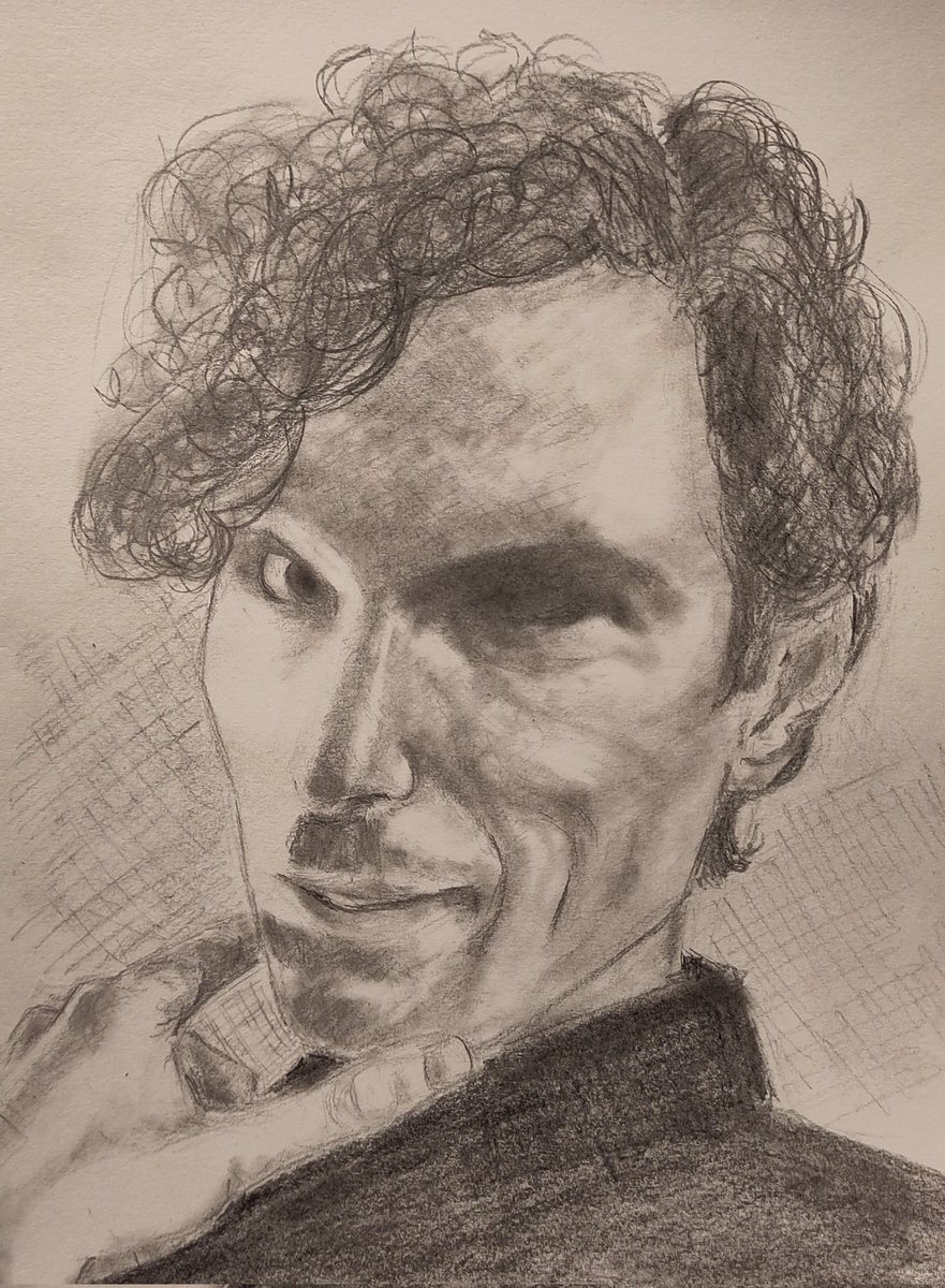 My weekend has begun. And weekend means drawing.

#sparksfanart #ronmael