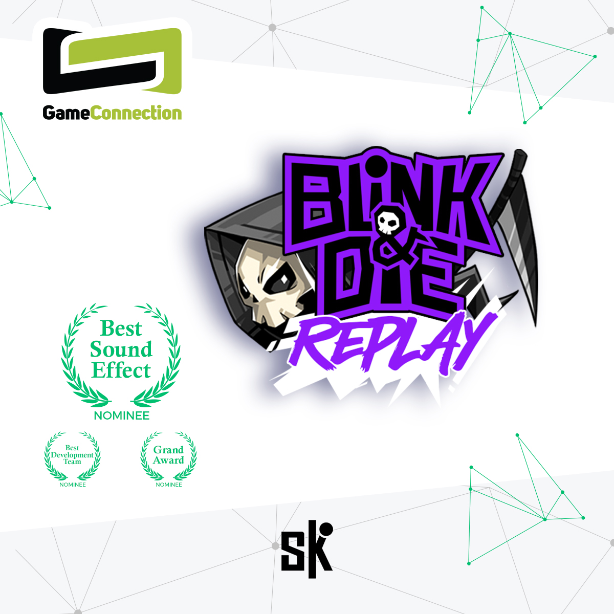 sureksu's tweet image. On the road to the release of Blink and Die Replay, we are proud to announce that our game has been nominated at Game Connection America 2024 in the &quot;Best Sound Effect&quot; category!! Thank you!
@gameconnection  #GameConnection #sureksu #BlinkAndDieReplay #RealidadVirtual