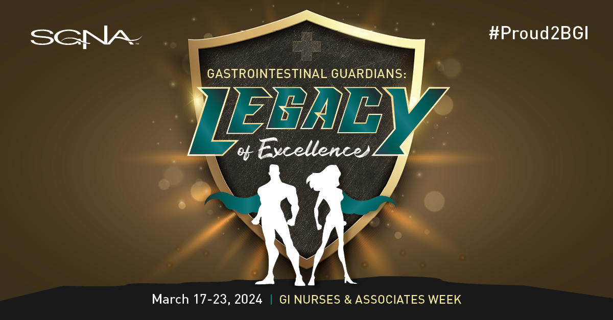 SGNA is excited to announce that GI nurses and associates Week (GINAW) will start this Sunday! Join Gi professionals around the country in celebrating your team and profession. Visit the SGNA GINAW webpage for celebration ideas: bit.ly/2oLhljz #GINAW24 #Proud2BGI