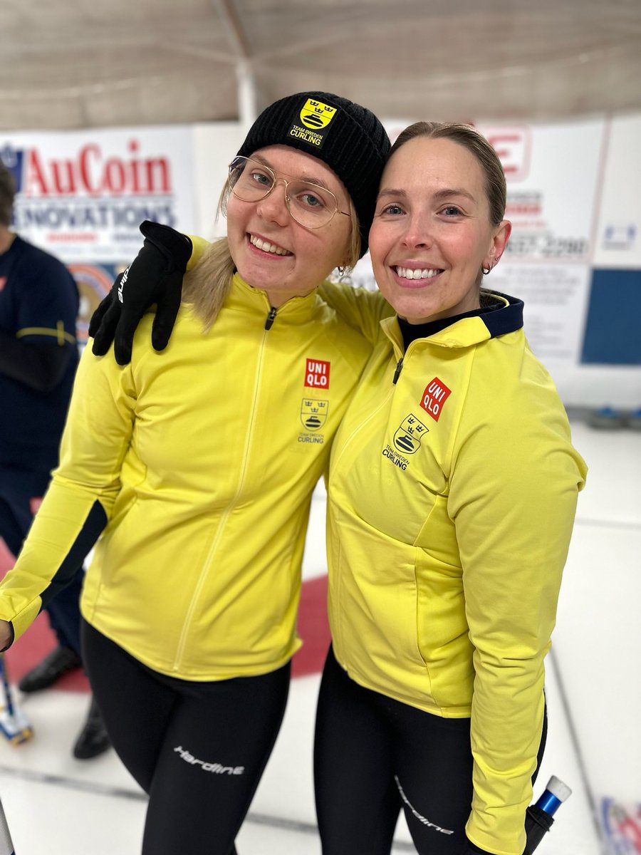TeamHasselborg's tweet photo. Made it to Sydney, Nova Scotia, for the #WWCC2024 🥌

Great practice at the @SydCurlingClub, thanks for having us 🤩

Drop a 💙 for a behind-the-scenes video 🎥 https://t.co/XgGSYArIF9