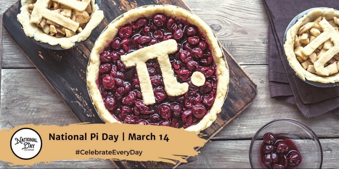 Today is #NationalPiDay which recognizes the mathematical constant π. Known as pi, the first three & most recognized digits are 3.14. Pi is the ratio between the circumference of a circle and its diameter. It is an irrational # used for mathematics & physics. #we💗numbers