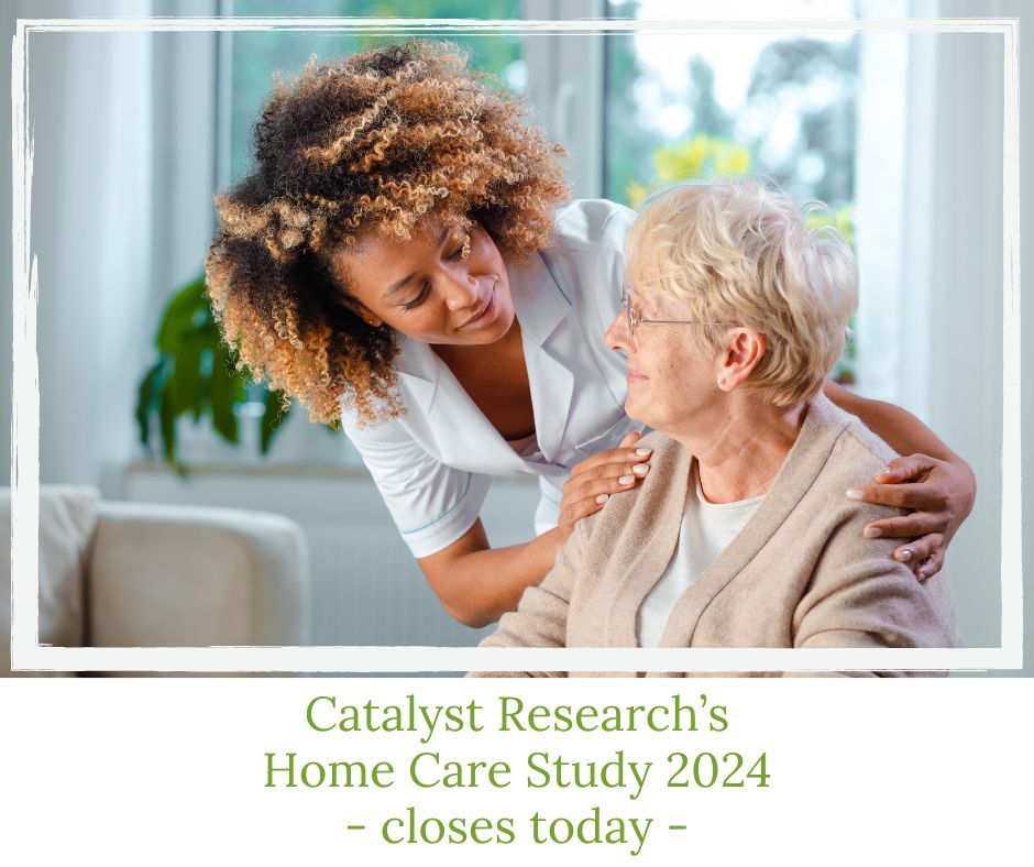 COTA Australia recently partnered with Catalyst Research to conduct a study into Home Care Services. This study closes 5pm today - Friday 15th March! Don't miss your chance to have a say! buff.ly/3v8KZ7K