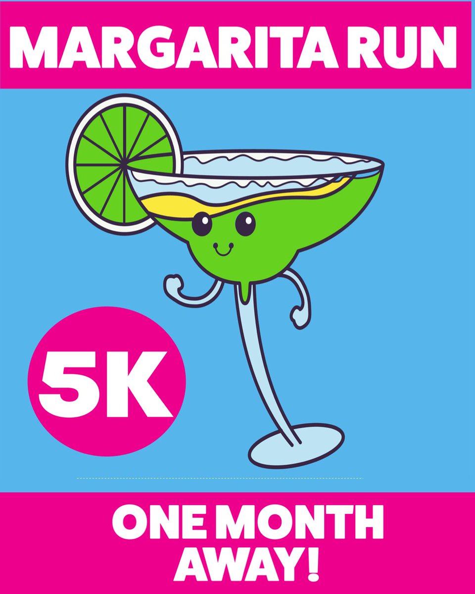 Runners! We are just one month away from the Margarita Run 5K! Don't miss your chance to run with us! We expect this event to sell out, so act fast! - mailchi.mp/andiamorp.com/…