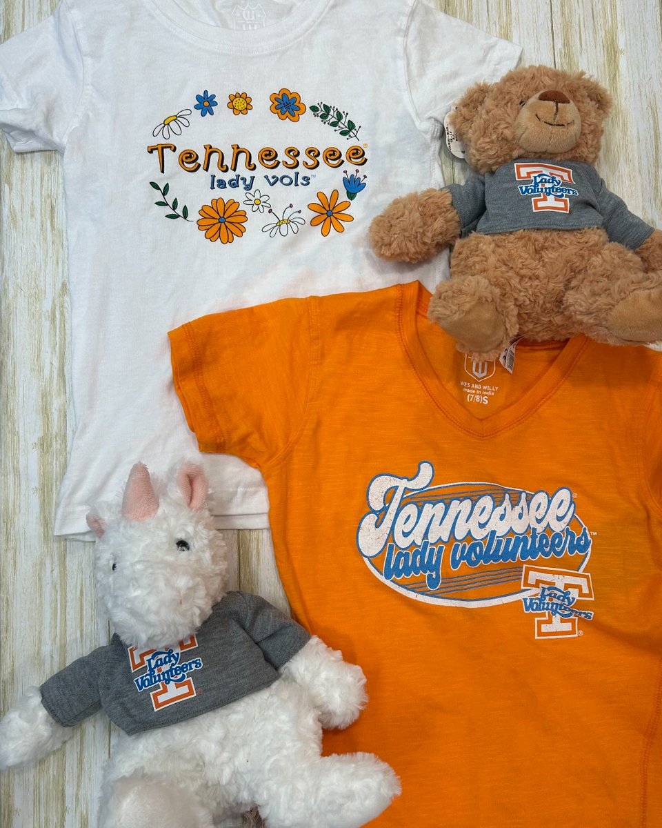 NEW Wes & Willy Kids tees are here for your little Lady Vols fan 🧡…ngemountaindesigns.ahcampusstores.com/tennessee-volu…