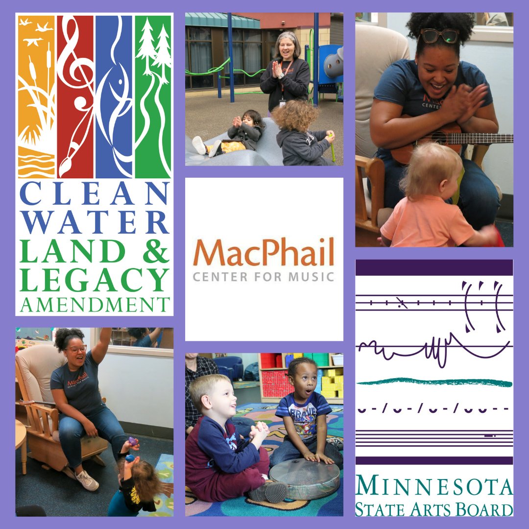 Get ready to sing and clap your hands because March is #MusicInOurSchoolsMonth! In honor of this harmonious holiday, we want to give a shout-out to <a href="/macphailmusic/">MacPhail Center</a>. Since 2012, staff from MacPhail have conducted Sing Play Learn with MacPhail® classes at our shelter. (1/5)