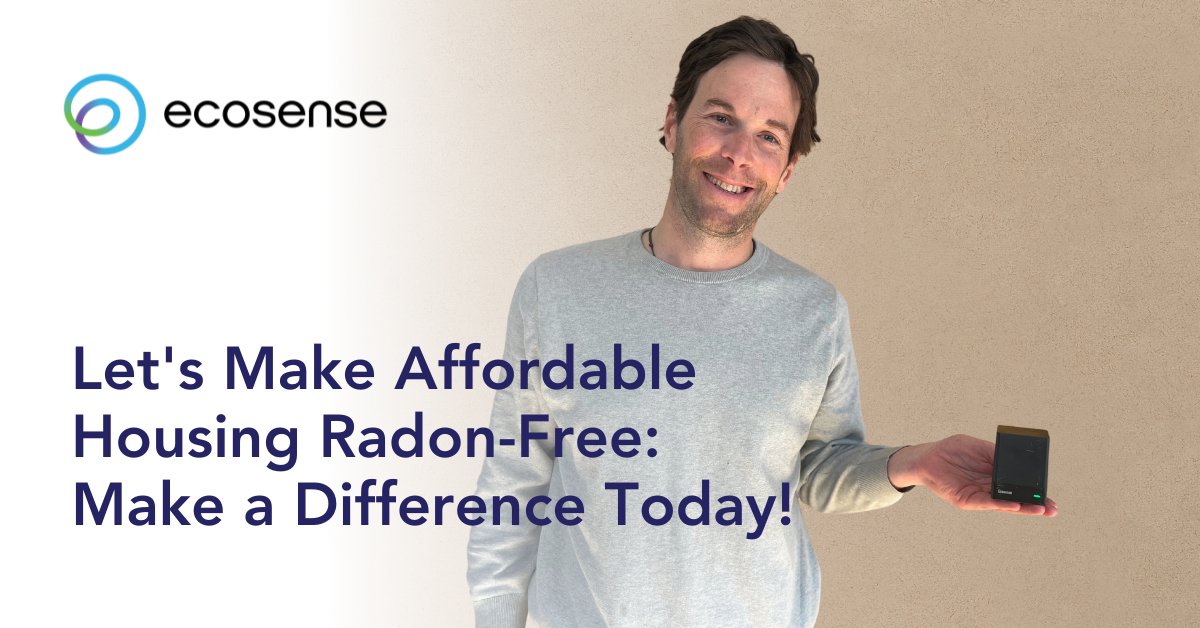 🫁Join our customer, Bill Johnson, in his #radonfree campaign to raise awareness about continuous radon monitoring &amp; equip #AffordableHousing with radon monitors. Every purchase with his promo code helps us get closer to this goal. ecosense.io/pages/radon-fr…