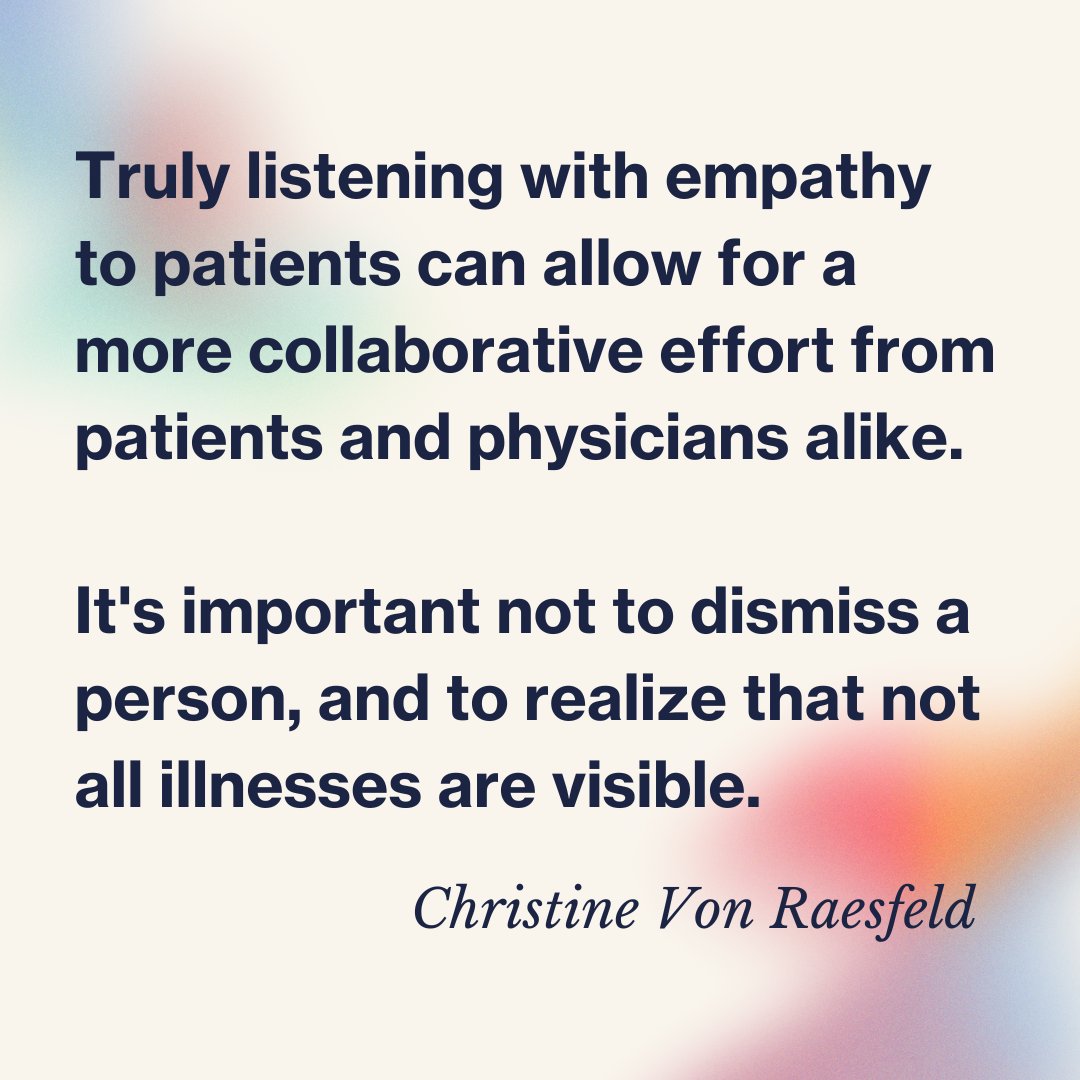 Christine, @cvonraesfeld, is a rare disease patient and advocate with multiple diagnoses who shares her story to forward change and to encourage others in that same journey. Thank you, Christine, for sharing your story to empower others. youtube.com/watch?v=b9Chb-… #Rare