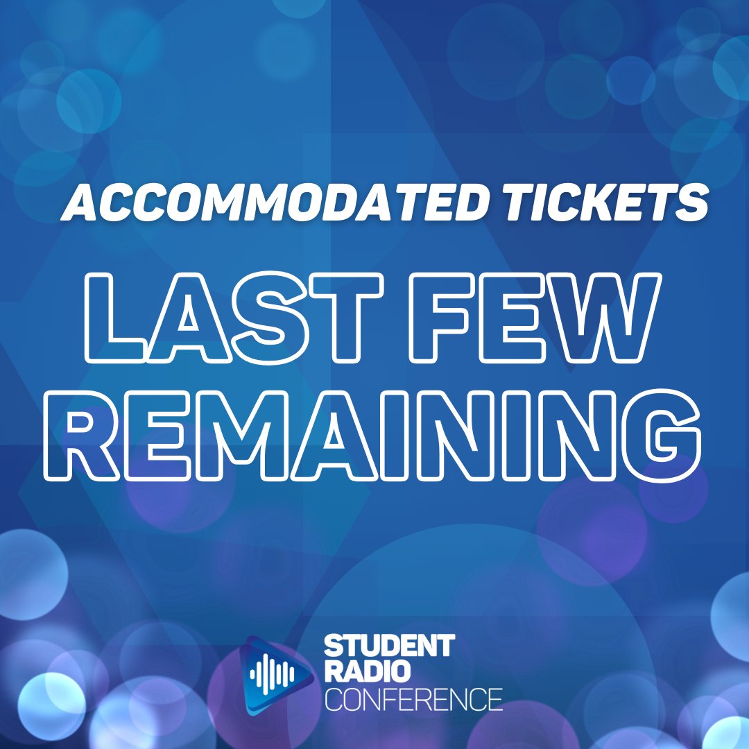 24 HOUR WARNING! 🚨 Accommodated tickets go off sale tomorrow night! 😱👀 Make sure to get your ticket NOW to avoid disappointment 😥 #SRACON #SRA