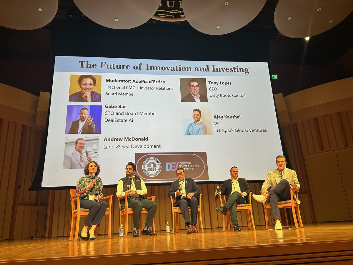 Last week, JLL Spark Senior Associate <a href="/ajeykaushal/">Ajey Kaushal</a> joined The Future of Innovation and Investing in Real Estate panel in Los Angeles. 

Thanks for a great event <a href="/BIASC/">BIASC</a> and Digital Evolution Institute! 

#BIASC #RealEstate #networking #buildingindustry #innovation