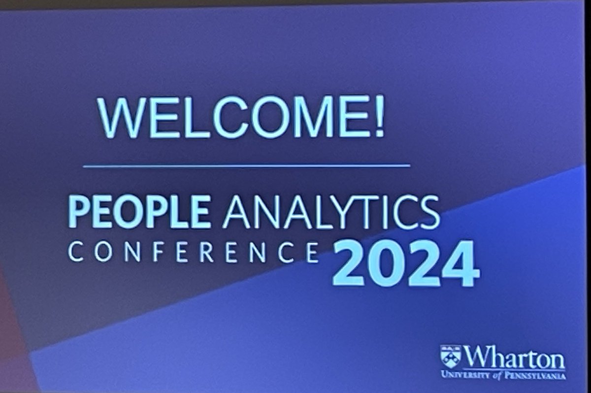 Excited to be at my alma mater for the People Analytics Conference #PAC11