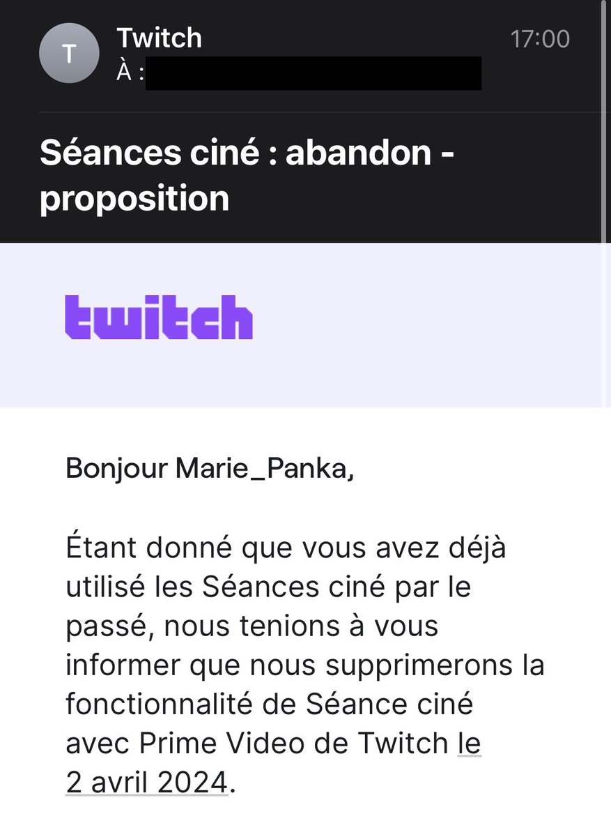 Naaan <a href="/TwitchFR/">Twitch FR</a> vous pouvez pas faire ça ?? 😭

Comment on va faire pour mater SHREK avec la COMMU ???