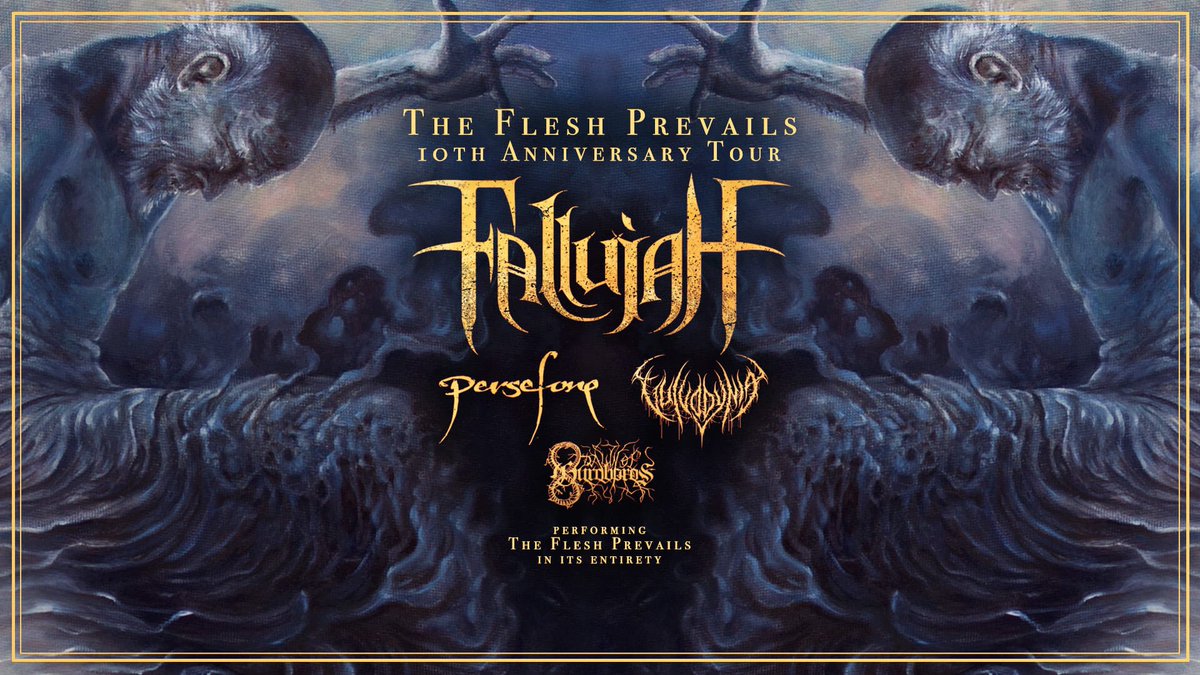 New and on sale Friday morning❗️ FALLUJAH - The Flesh Prevails 10th Anniversary Tour with Persefone, Vulvodynia & Dawn of Ouroboros Fri, Aug 2 at Southport Hall New Orleans - Doors 6:30pm, show 7pm - 18+