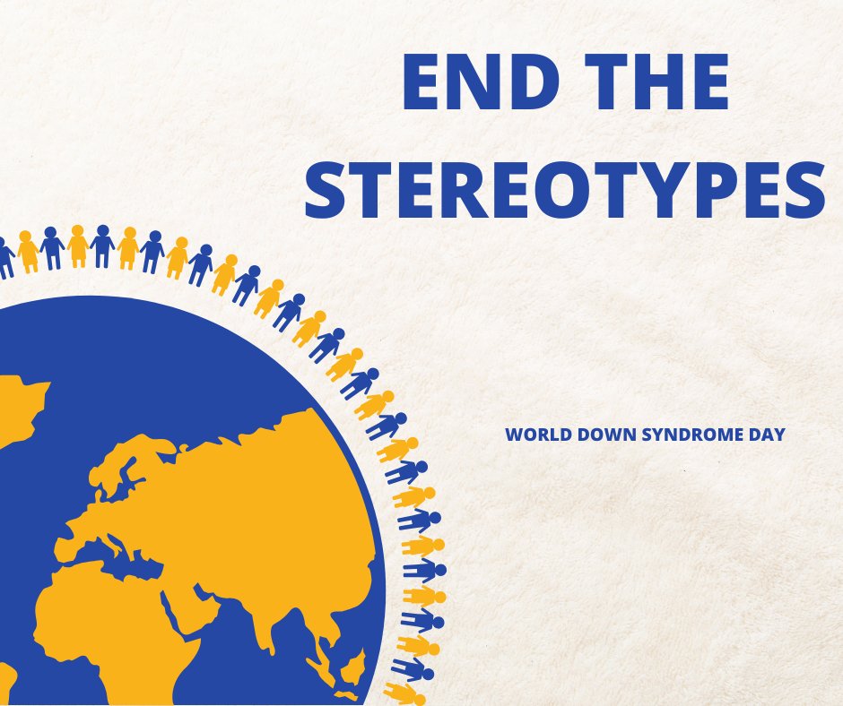 Today is World Down Syndrome day and the theme is End The Stereotypes.