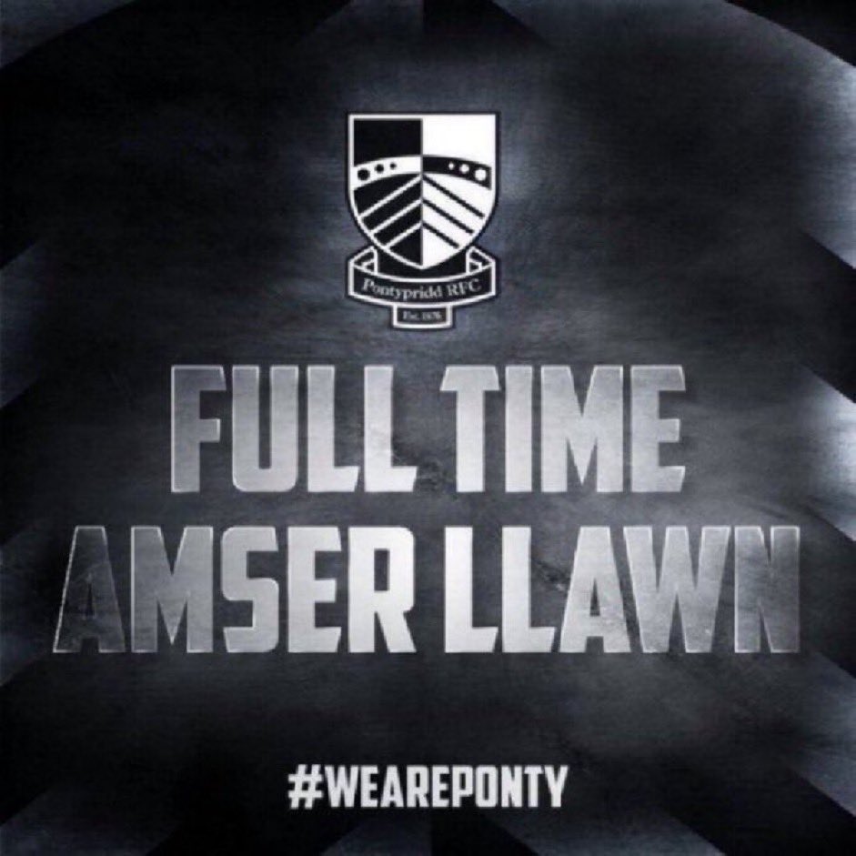 𝗙𝗨𝗟𝗟 𝗧𝗜𝗠𝗘 @ 𝗦𝗔𝗥𝗗𝗜𝗦 𝗥𝗢𝗔𝗗 Pontypridd 25-22 Merthyr Another nail-biter at Sardis Road, and a derby win for the Valley Commandos ✊ #WeArePonty 🖤🤍