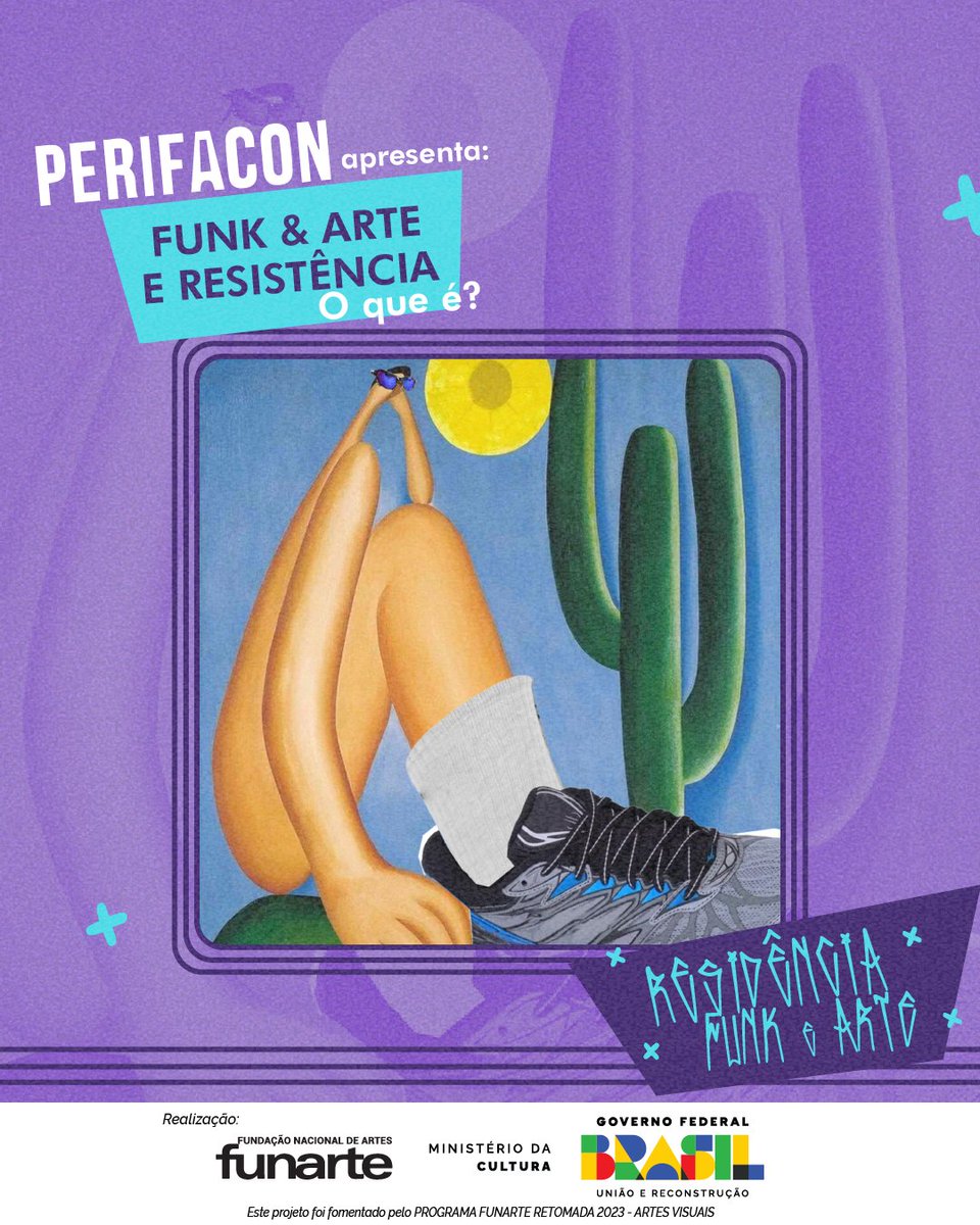 PerifaCon's tweet photo. Vem saber mais sobre o EDITAL RESIDÊNCIA FUNK & ARTE da PerifaCon! ⚡
#PerifaCon2024 #FunkArteResistencia #Funarte #FunkSP
🔗 https://t.co/3Bzad1TUz9 https://t.co/AtvHouIxYx
