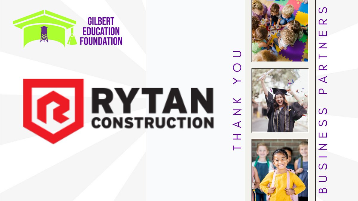 gilbertazedu's tweet image. 🌟 Exciting news! RYTAN returns as our newest 2024 Business Partner. Their commitment to education, innovation, and community is invaluable. Welcome back, RYTAN! 👏 PS_District @MccordGPS #GilbertPublicSchools #connectcreatecare #GEFBusinessPartners #Education #Innovation