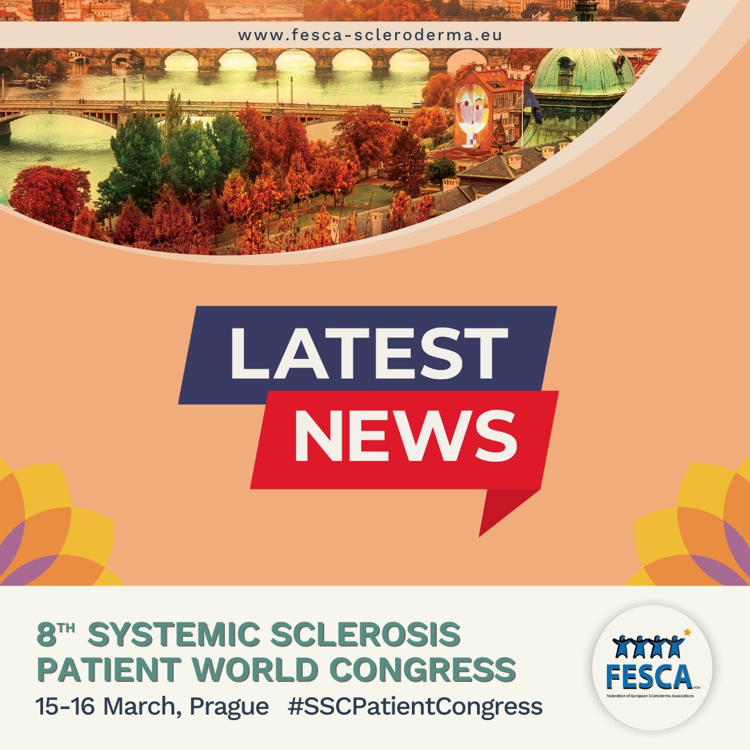 Fscleroderma's tweet image. Day 1 of this year's #SSCPatientCongress will offer plenty of news and updates from research, but will also cover very practical topics relevant to #sleroderma patients, for instance in terms of pregnancy, #mentalhealth and hand changes.  Looking forward to an informative day!
