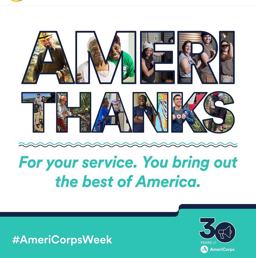 #AmeriThanks to Scott County Partnership, Inc.! This program has built such a strong community among themselves that members that many stay for 3 & 4 terms! Wow, that’s commitment! 🎉👏🫶#AmeriCorpsWeek2024 #DayoftheA #AmeriCorpsWorks #ServeIN