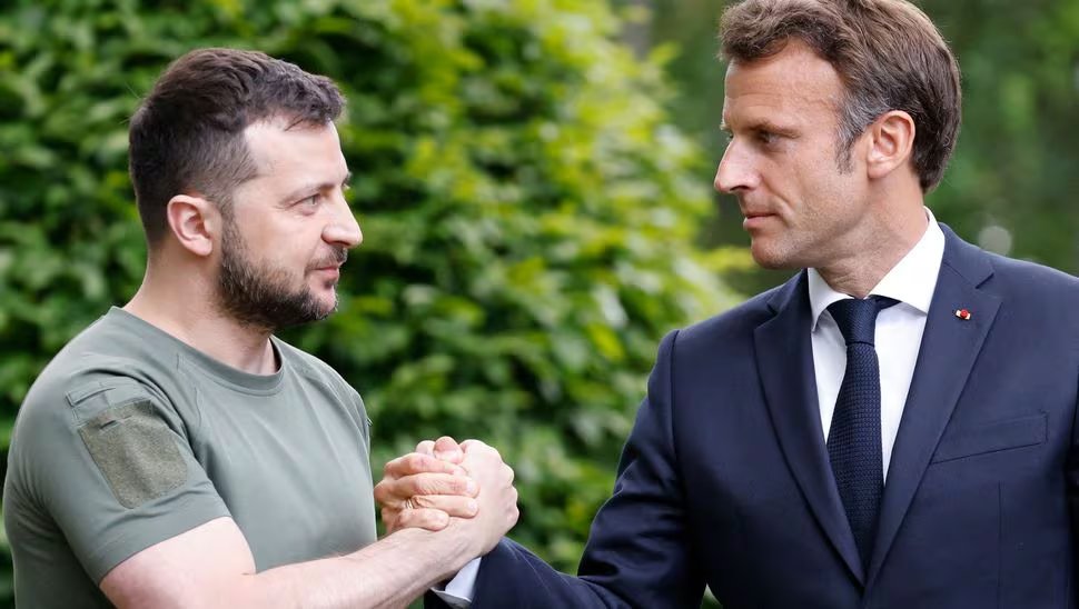 French President Emmanuel Macron tonight: 'The war in Ukraine is existential. If Russia were to win, life for the French would change. We would no longer have security in Europe. Who can seriously believe that Putin, who has respected no limits, would stop there?”