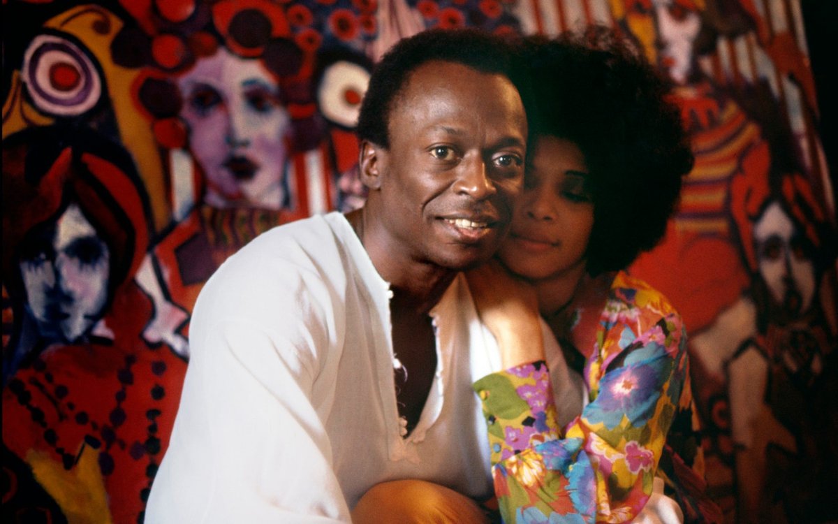 Baron Wolman. Miles Davis, Betty Davis, 1969.  Goodnight.