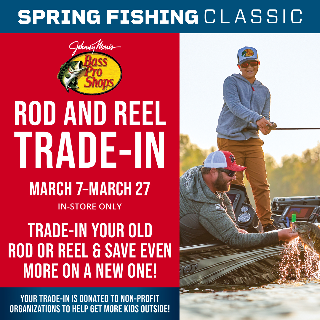 Bass Pro Shops on X: Let's go fishing! From now until March 27th