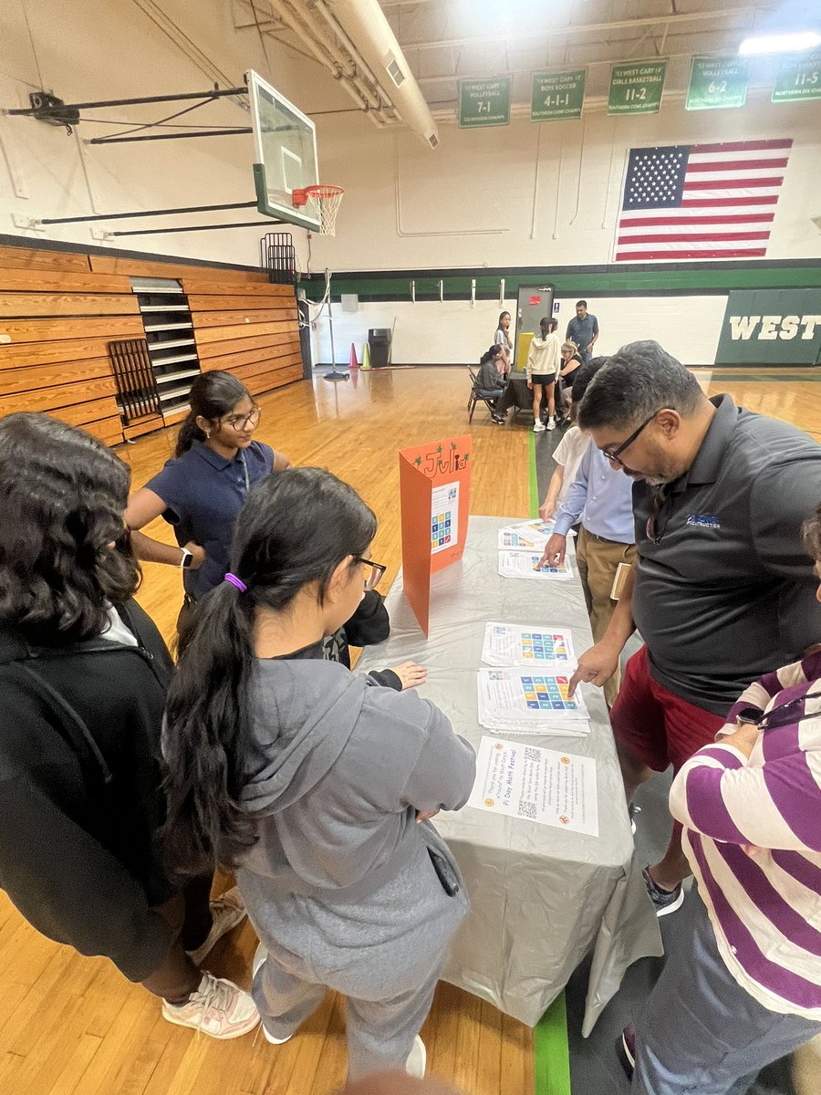 westcaryimps's tweet photo. Students, Admin and parents engaging in fun filled Math activities during the
@wcmsmathclub Math Pi Day Festival #wcmsmakeithappen2023 #wcmsmathclub #wcmsmath https://t.co/3CQHpPjSvQ